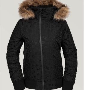 VOLCOM WHITLOCK INSULATED SNOWBOARD JACKET - BLACK